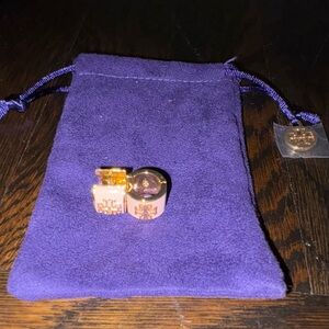 Kira Enamel Light Pink Enamel Hoop Earrings NWOT